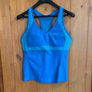 Nike Blue Sports Bra Tank